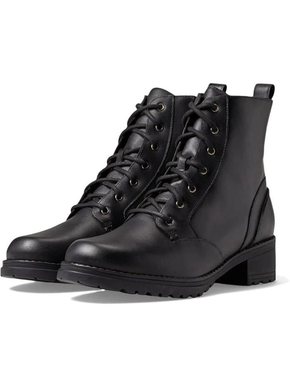 🆕 COLE HAAN Camea Ankle Moto Combat Waterproof Boot 7.5 Black